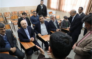 افتتاح آموزشگاه ۱۲ کلاسه چادرملو در اردکان با حضور دکتر قالیباف