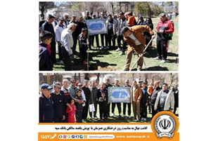 کاشت نهال به مناسبت روز درختکاری همزمان با «پویش یکصد سالگی بانک سپه»