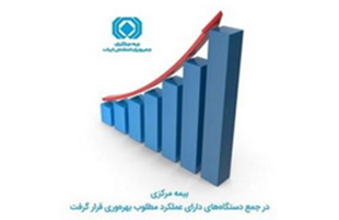 بیمه مرکزی در جمع دستگاه‌های دارای عملکرد مطلوب بهره‌وری قرار گرفت