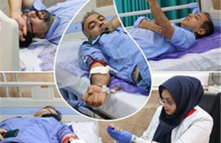 اهدای خون راهی برای پیوند کارکنان مجتمع پتروشیمی شهید تندگویان با جامعه