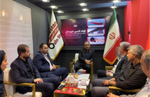 حضور مدیران فولاد اکسین در پانزدهمین رویداد جامع معدن و صنایع معدنی ایران