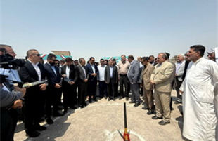 کلنگ‌ زنی «مدرسه روستای شکاره» با حمایت فولاد اکسین خوزستان و حضور استاندار در هفته دولت