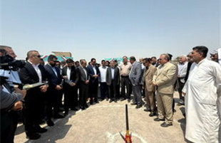کلنگ زنی مدرسه ۹ کلاسه در منطقه شکاره یک + اینفوگرافی