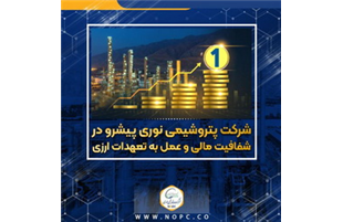 پتروشیمی نوری پیشرو در شفافیت مالی و عمل به تعهدات ارزی