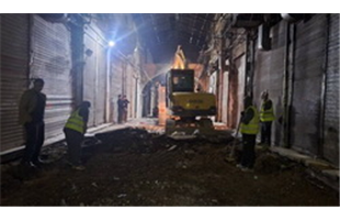 آغاز عملیات عمرانی پیاده راه تاریخی بازارچه امین‌السلطان