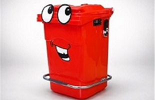 رونمایی از نخستین سطل زباله «سخنگو» در منطقه ۲ تهران