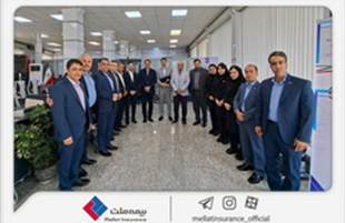 بازدید فرهادی پور و مدیران ارشد از شعب بیمه ملت؛ این بار کرمانشاه میزبان شد